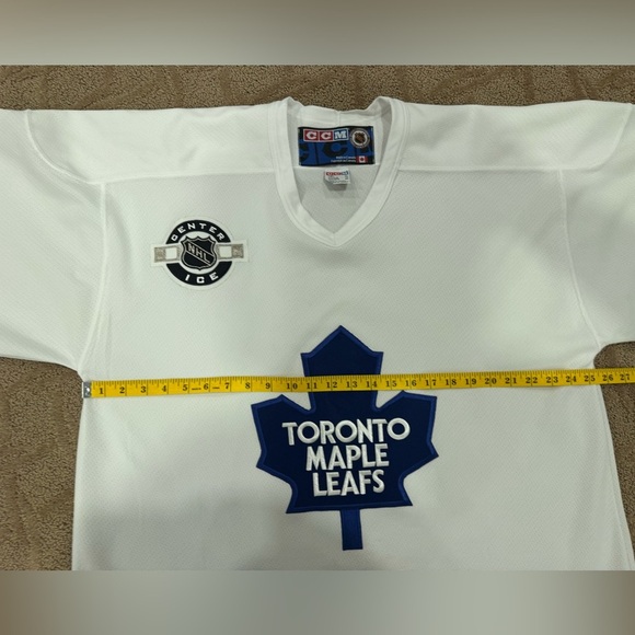 Vtg CCM Centre Ice Toronto Maple Leafs Practice NHL Hockey Jersey - Picture 10 of 14